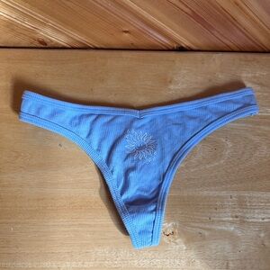 PINK Ribbed Sunshine Thong